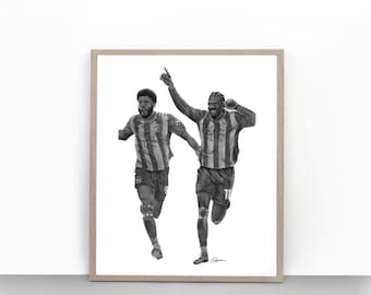 Coventry City - Ellis Simms & Haji Wright print