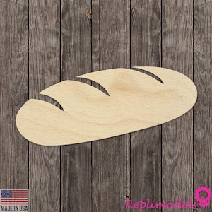 Bread Baguette Pain Bread of Life Wood Cutout Various Sizes for DIY (Unfinished Wood ) |