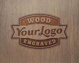 Custom Logo or Design Engraving on Wood