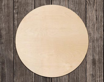 Kreis Form/Round Blank Holz Ausschnitt Verschiedene Größen für DIY (Unbehandeltes Holz) |