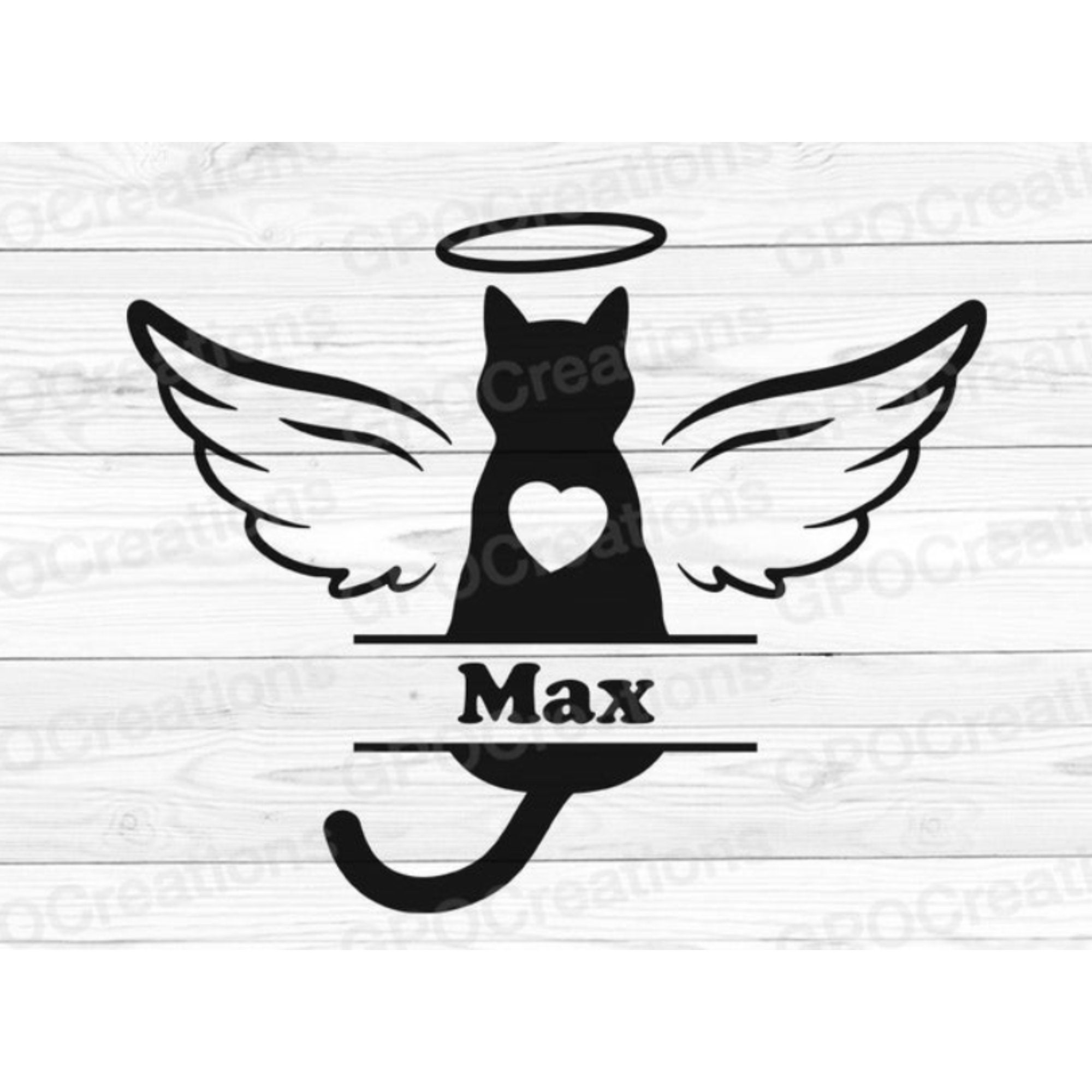Haustier Katze Memorial SVG Katze Verlust SVG Katze Memorial Etsy