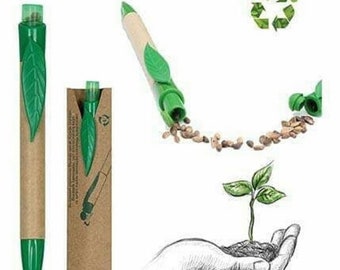 Earth Day Plant Me Pens-Green Gift, Wedding Favor, Teachers Appreciation , Sustainable Gifts