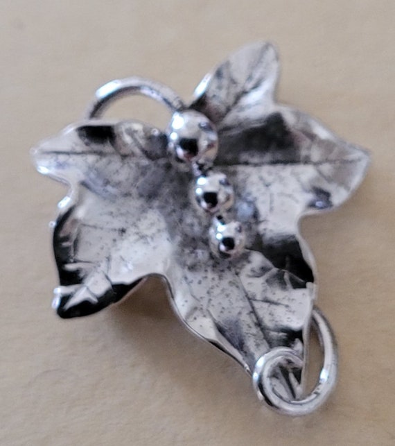 Carl Art Sterling Silver Leaf Brooch