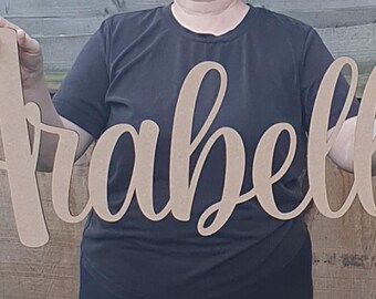 Custom Wooden Name Sign: Nursery Wall Decor