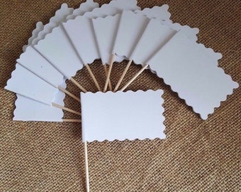 Paper Food Flags Party Décor Sandwich Flags Catering Labels Picks  Wedding Buffet Cocktail Stick