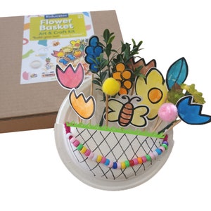Flower Basket Art & Craft Kit step by Step Tutorial 