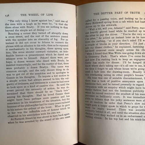 Rare Antique Book - The Wheel of Life - Ellen Glasgow - 1906 First Edition - Pulitzer Prize Author - Novel - Hardback shops Fiction - Literature