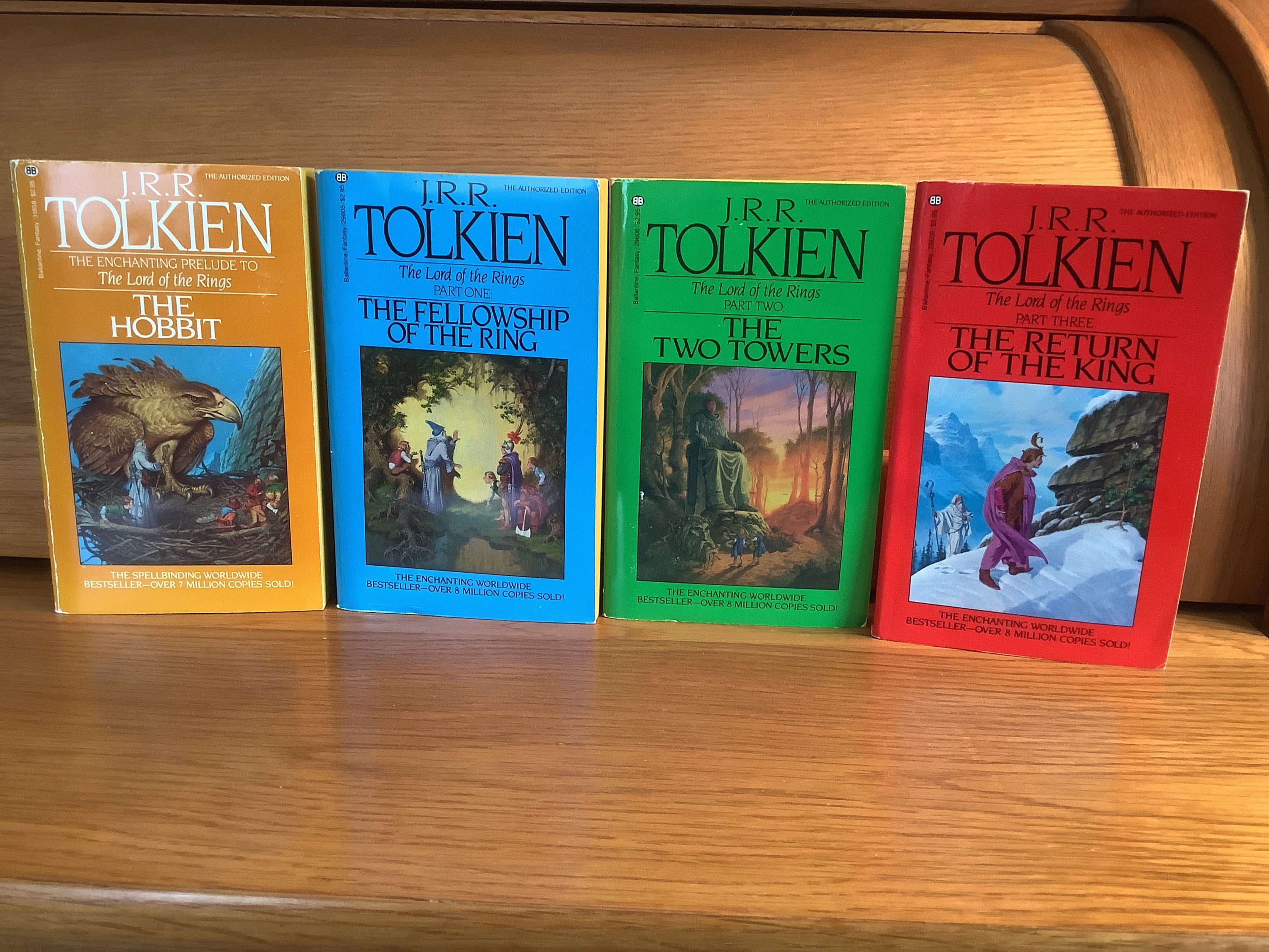 J.R.R. Tolkien the Hobbit & the Lord of the Rings Book Set Etsy