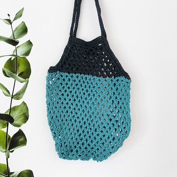 Crochet Market Bag, Grocery Mesh Bag, String Shopping Bag, Reusable Net Tote Bag, Sustainable Living, French Market Tote, Eco Friendly Gift