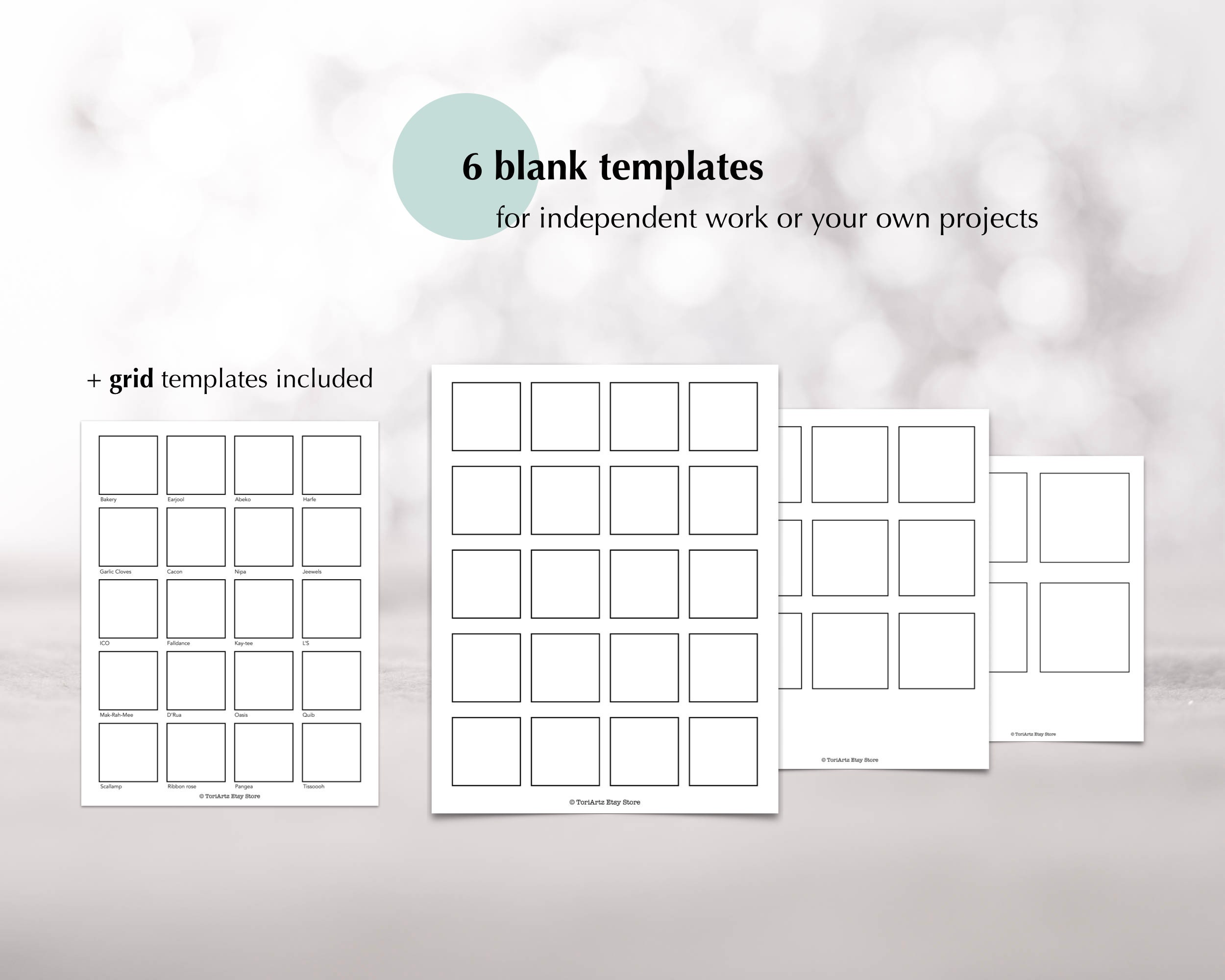 20 Zentangle Drawing Templates With Video Support 56 Training Sheets