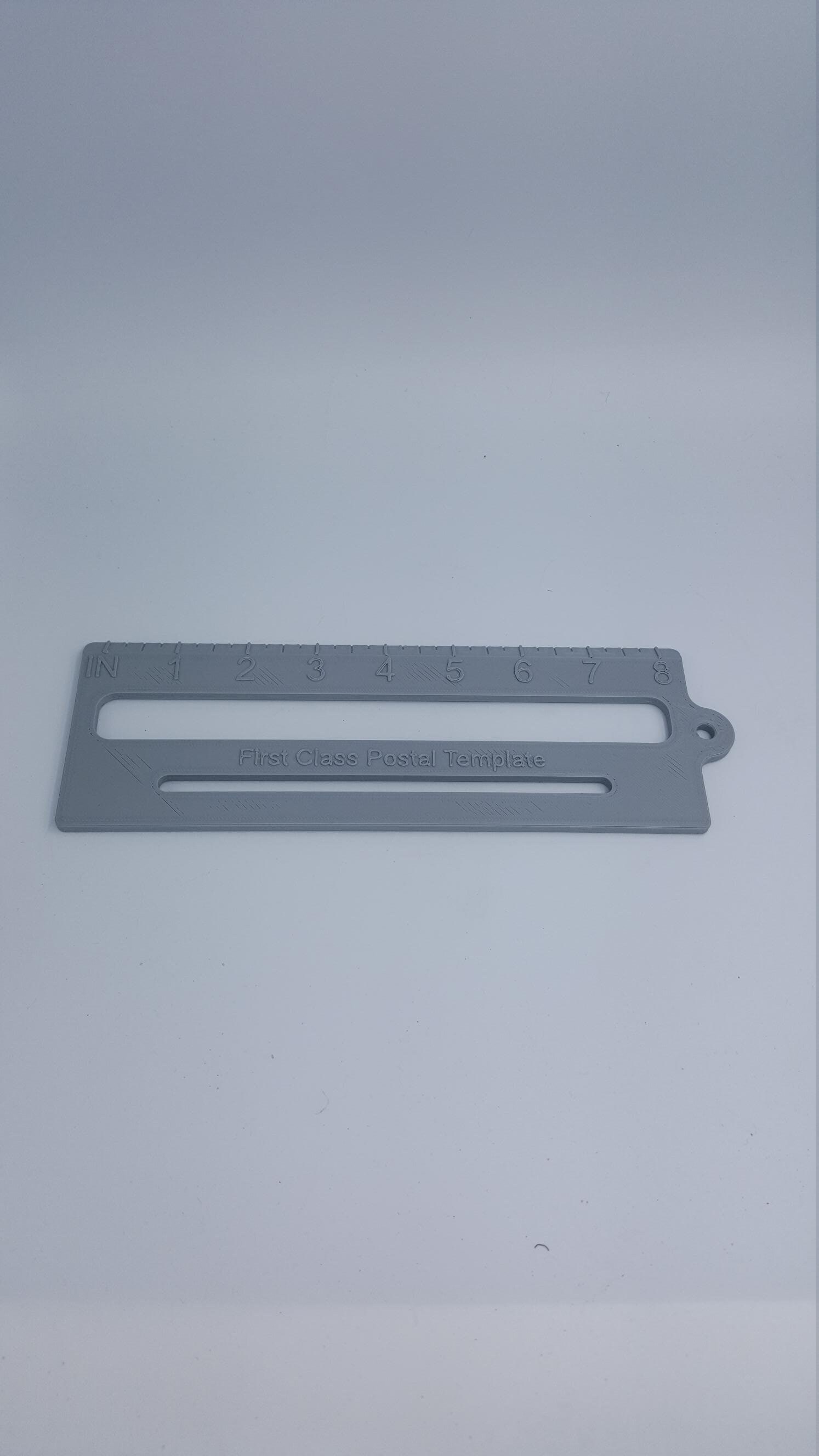 USPS First Class Letter Template Small Package Thickness Gauge