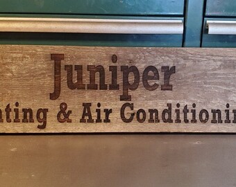 Personalized Engraved Authentic Barn Wood Barn Board Weathered Sign