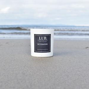 Nutcracker Candle/Luxury Scottish Soy Wax Candle/ Gifts from Scotland/ Gifts for Her/Hebrides/Winter Candle/Home Fragrance/Relax/Gifts
