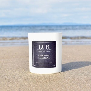 Lemongrass & Ginger Candle/Luxury Scottish Soy Wax/ Gifts from Scotland/ Gifts for Her/Hebrides/Perfect Gift/Home Fragrance/Relax