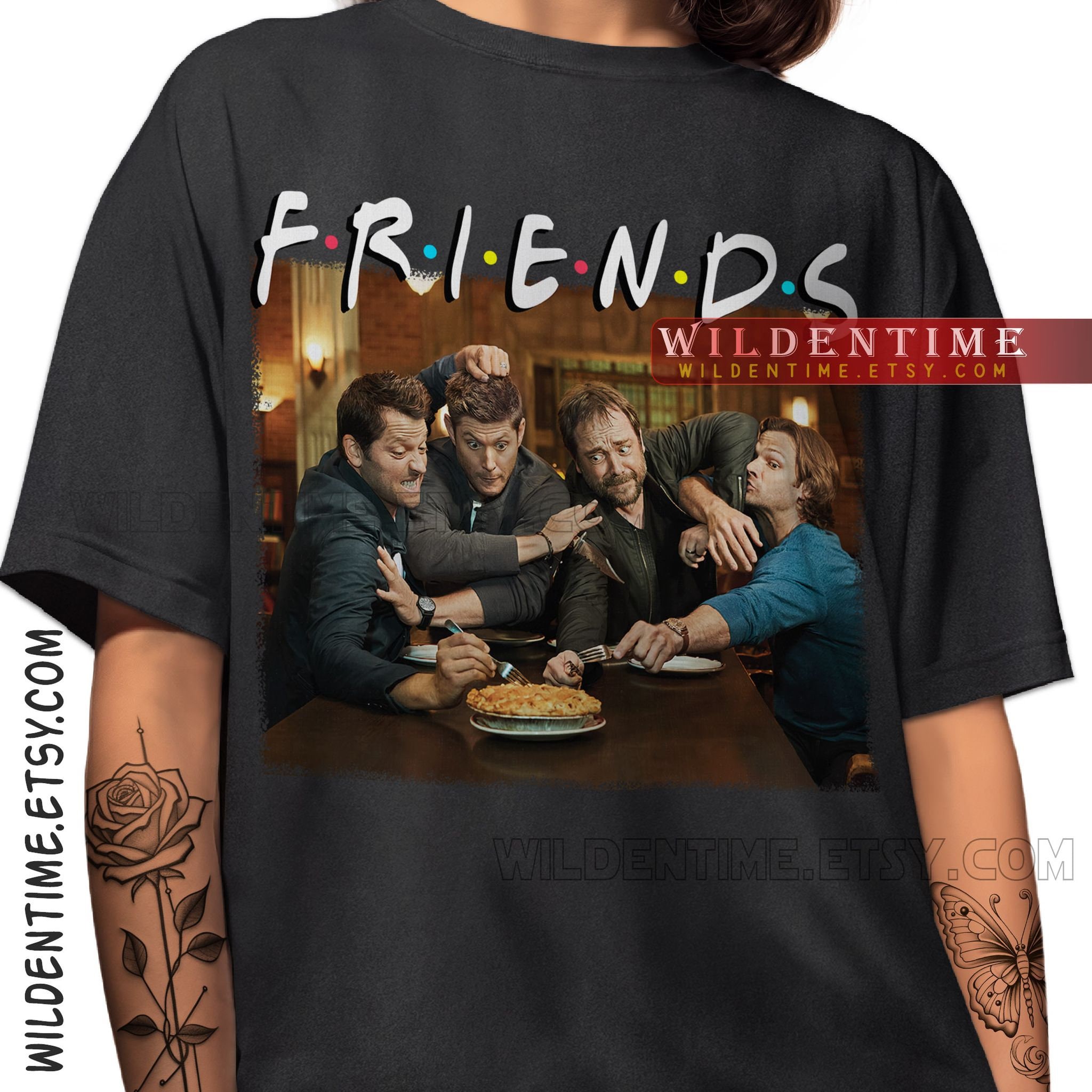 Supernatural Friends Cartoon Essential T-Shirt for Sale by KashifConner