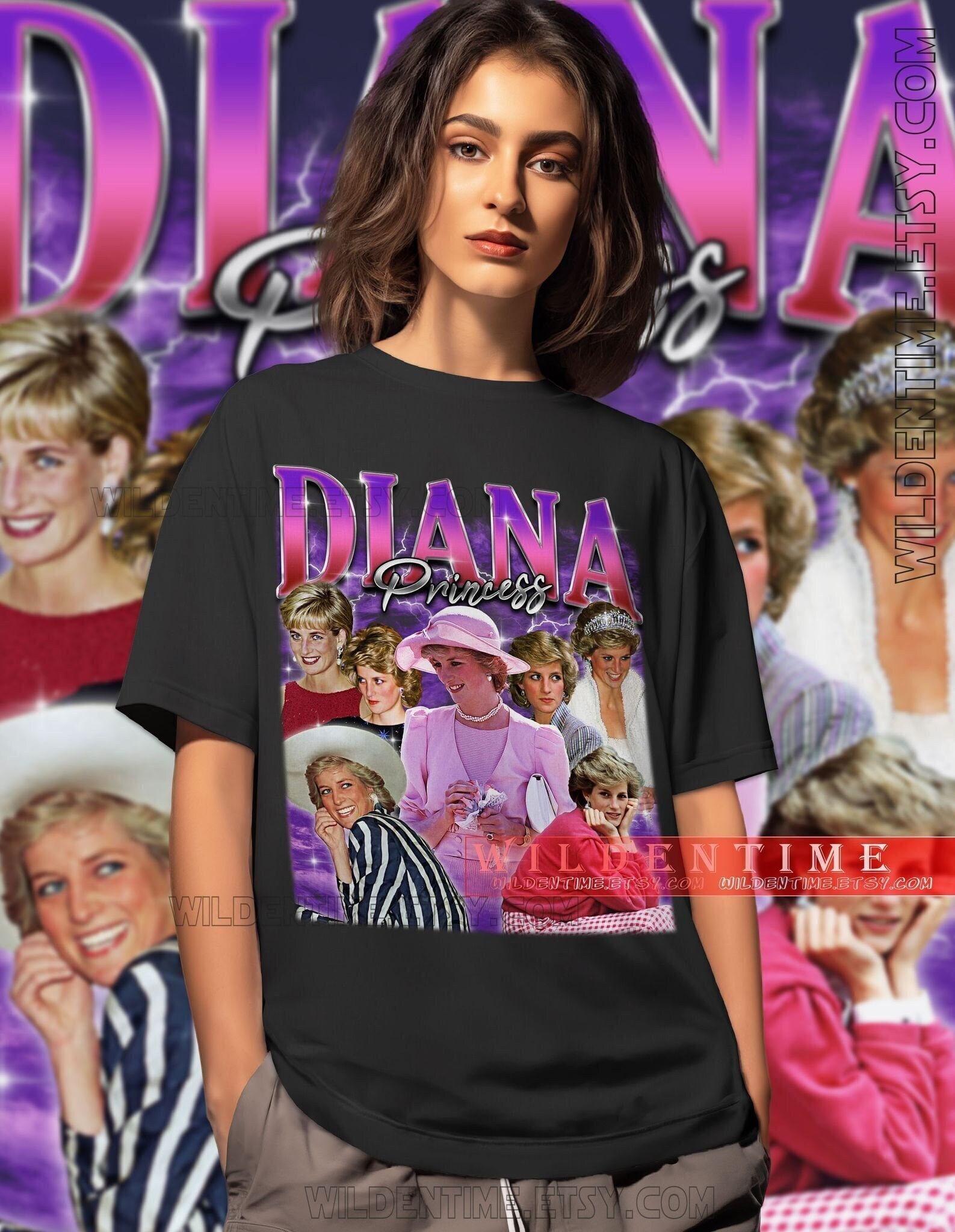 Vintage Princess Diana Shirt, Retro Princess Diana Shirt