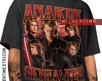 Anakin Skywalker Shirt, Anakin Skywalker Vintage 90' Shirt, Anakin Skywalker Retro 90's Fans T-shirt