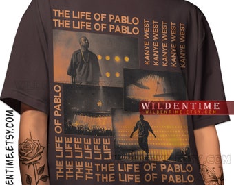 The Life of Pablo T-shirt, Kanye West Shirt, Kanye T-shirt, Vintage Reaper Kanye West Tour Shirt, The Life of Pablo Shirt