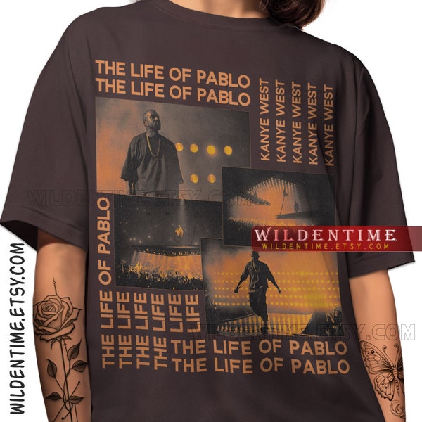 The Life of Pablo T-shirt, Kanye West Shirt, Kanye T-shirt, Vintage Reaper Kanye West Tour Shirt, The Life of Pablo Shirt
