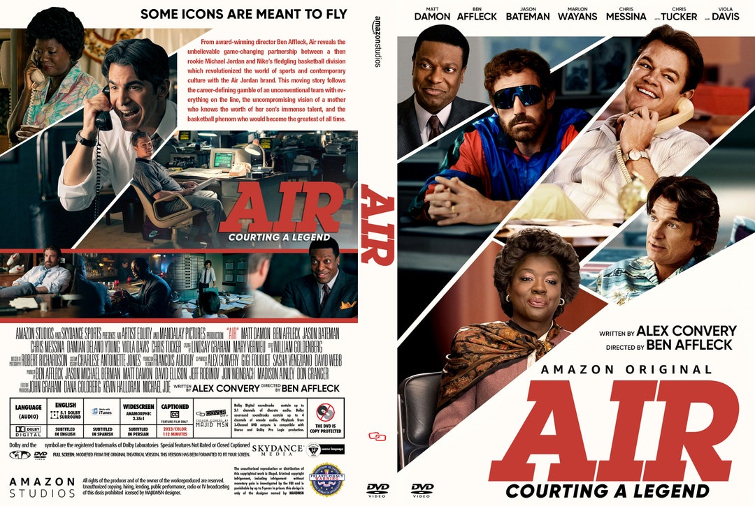 Air 2023 1 Bluray and 1 DVD Cover Printable Covers Only Etsy
