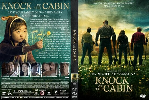 Knock at the Cabin 2023 1 Blu-ray and 1 DVD Cover - Etsy