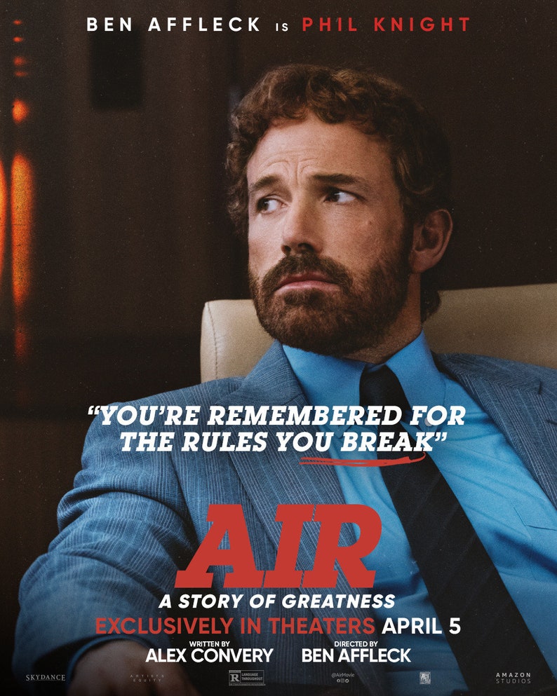 Air 2023 Movie Posters Digital Download 5 Printable Etsy