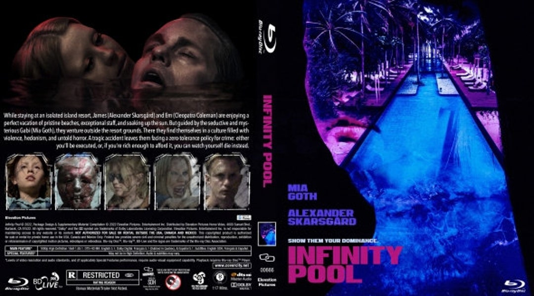 Infinity Pool 1 Bluray and 1 DVD Cover Printable Covers Etsy