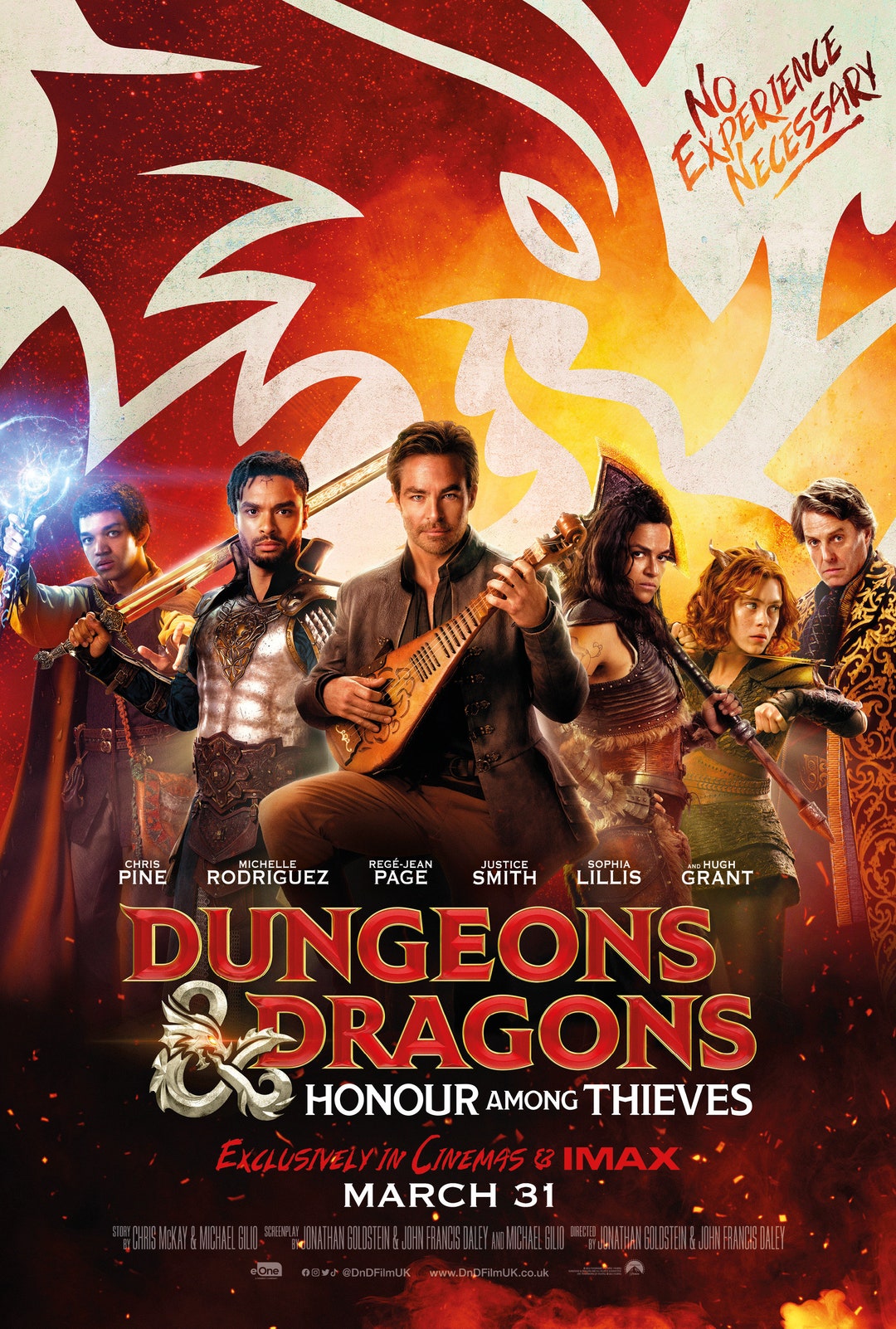 Dungeons & Dragons Honor Among Thieves 2023 Posters Movie Etsy UK