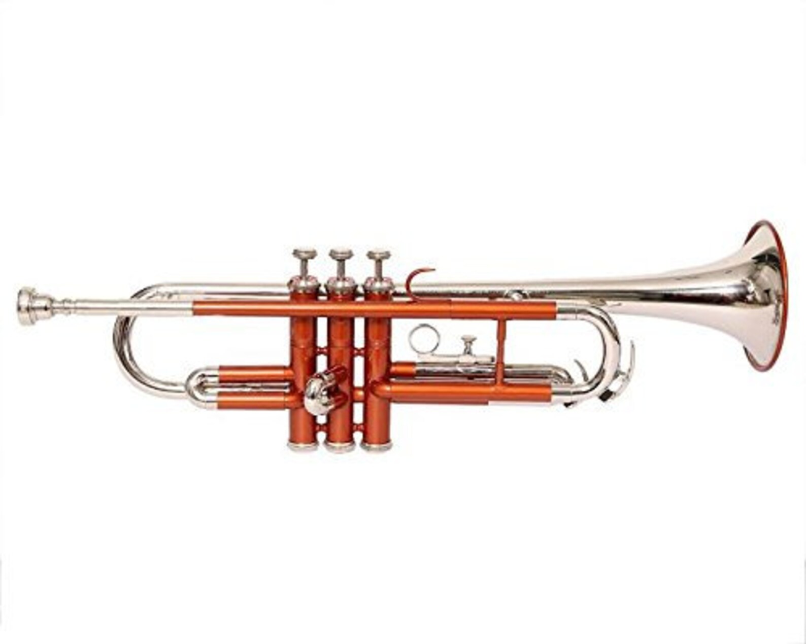 Trumpet Bb Orange Nickel With Case Mouthpiece Etsy