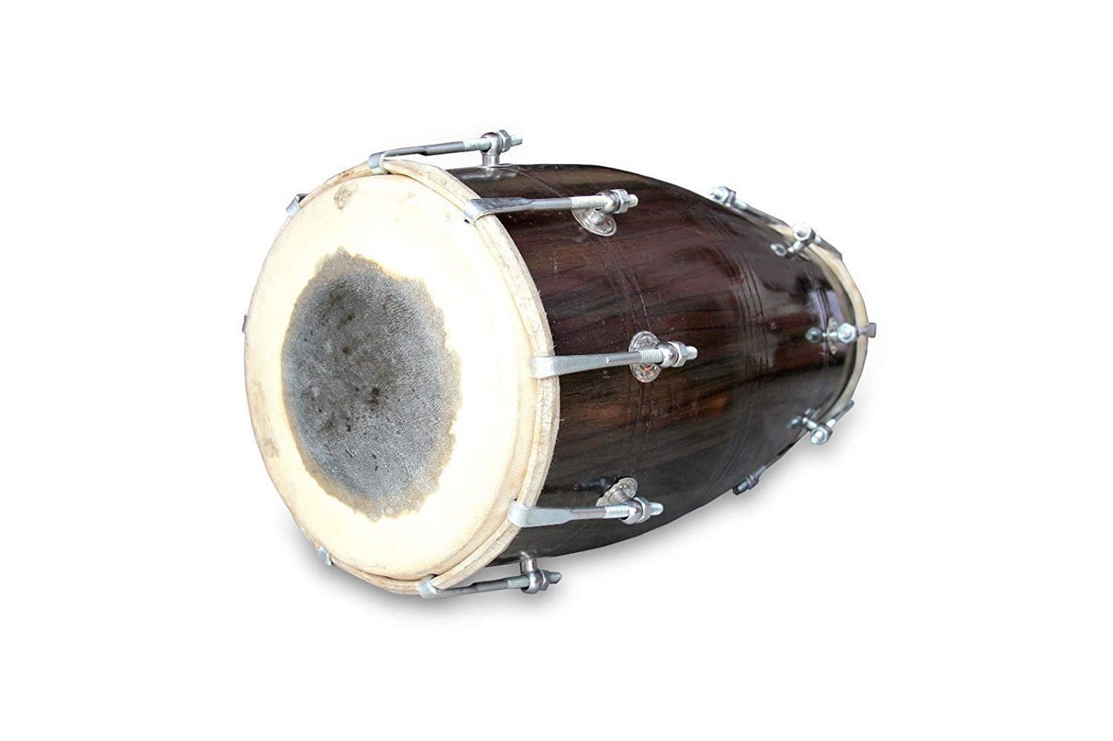 WOOD DHOLAK INDIAN Folk Instrument Drum Nuts Etsy UK