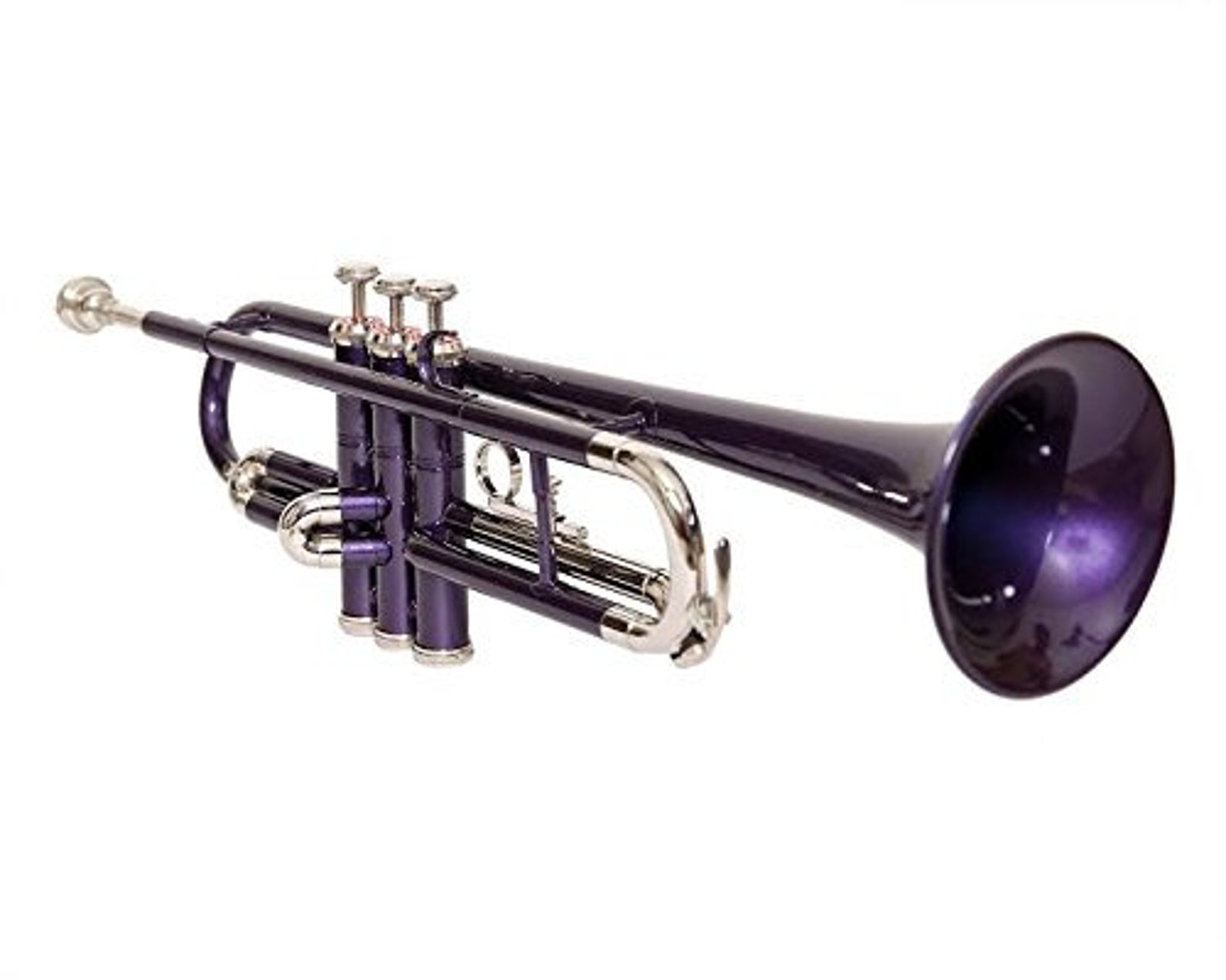 Trumpet Bb Purple With Case Mouthpiece Etsy