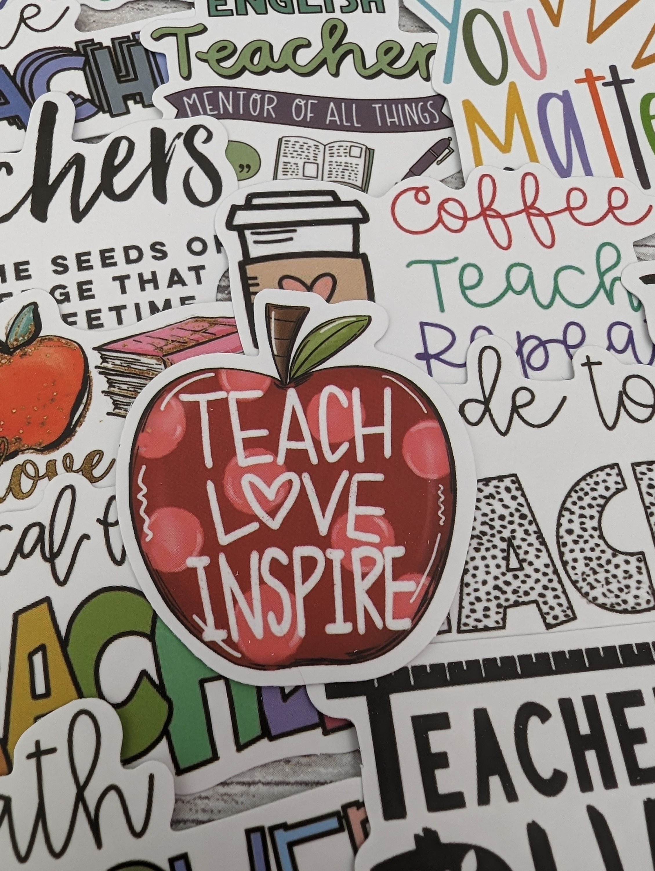 Thank You Teacher Stickers, Journalling Stickers,laptop Stickers ...
