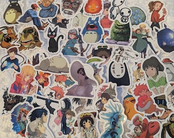 Studio Ghibli Stickers: Japanese Animation, Waterproof Vinyl, Totoro