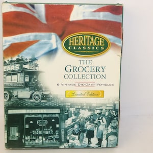 Oxford Heritage Classics The Grocery Collection with 6 Vintage Model Vehicles Limited Edition