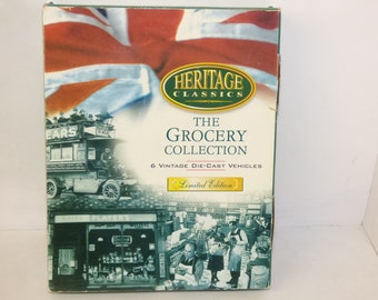 Oxford Heritage Classics The Grocery Collection with 6 Vintage Model Vehicles Limited Edition