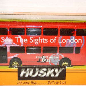Corgi Husky 1/64th Scale London Route Master Double Deck Tour Bus