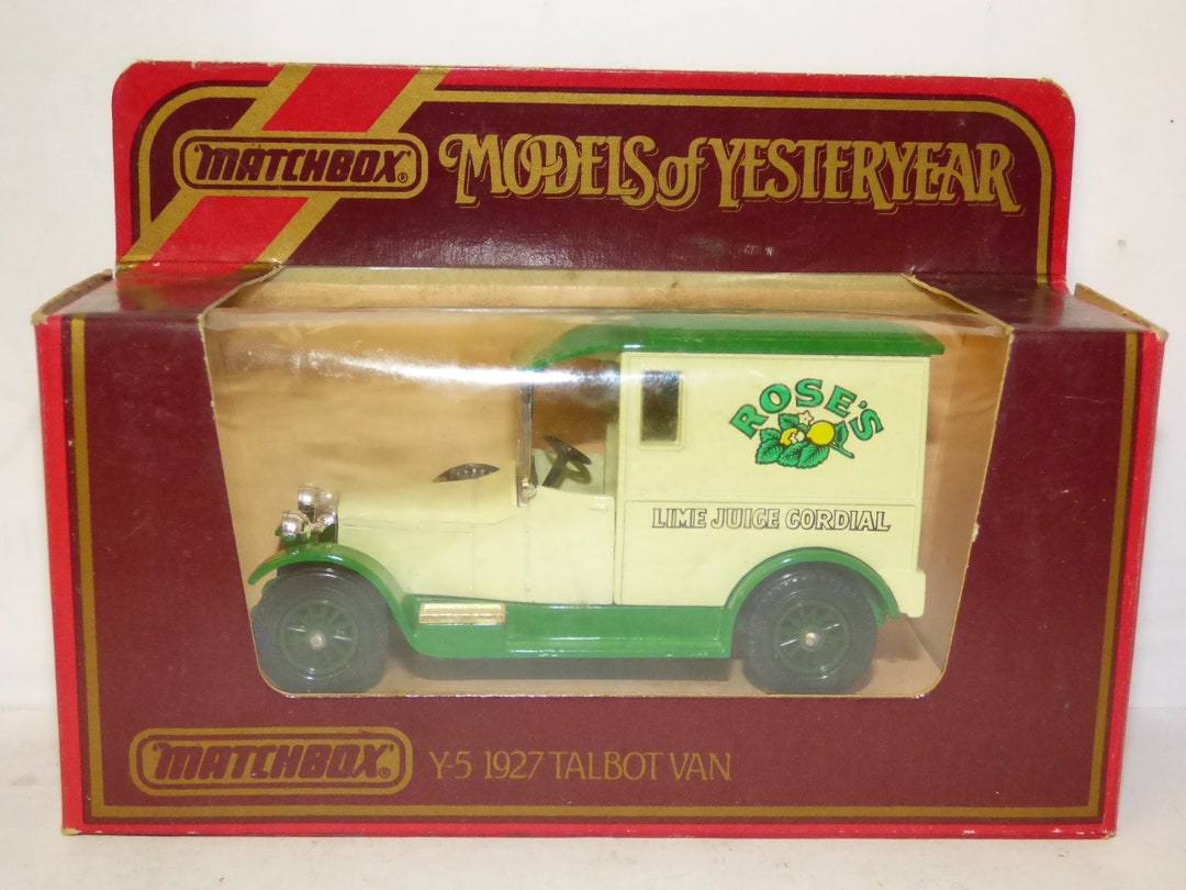 Matchbox Models of Yesteryear 1927 Talbot Van rose's Lime Juice Cordial