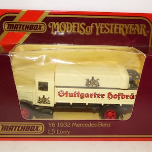 Matchbox Models of Yesteryear 1932 Mecedes-Benz L5 Lorry Stuttgarter Hofbrau beer