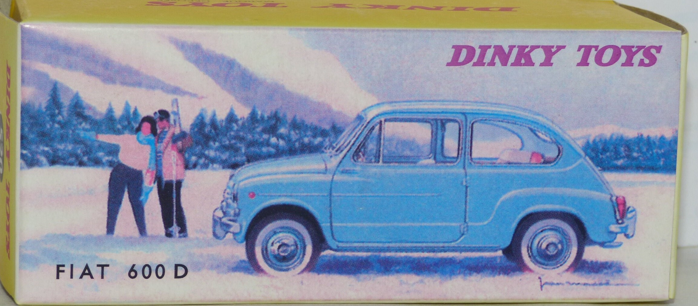 Dinky Toys Fiat 600 – Réf 520, Miniature 1/43, Collection, Occasion