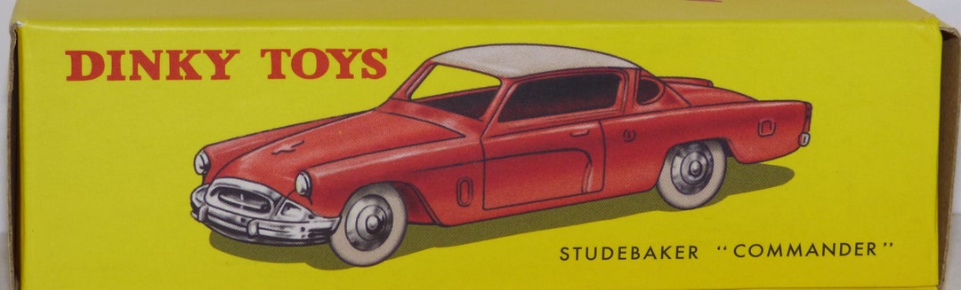 Dinky Toys F N°24Y – Studebaker Commander – Orange – Échelle 1:43 – Repeint Avec Boîte