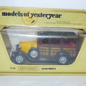 Matchbox Models of Yesteryear 1/40th Scale 1930 Ford A Woody Wagon