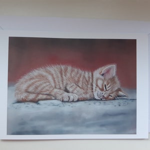 Geburtstagskarte Katzenmotiv zum Aufklappen