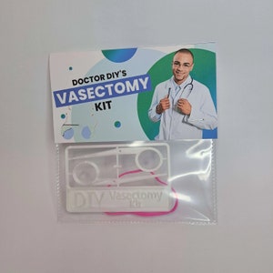Neuheit Geschenk: DIY Vasektomie Kit - 3D gedruckter Witz.  Perfekt für geheimen Weihnachtsmann, Bürogeschenkbörsen, lustiges Geburtstagsgaggeschenk!