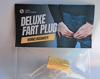 Deluxe Fart Plug Neuheit Geschenk: Lustiges Gag Geschenk