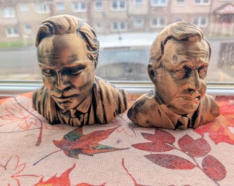 Still Game - Bustes de Jack et Victor - imprimé en 3D et peint à la main