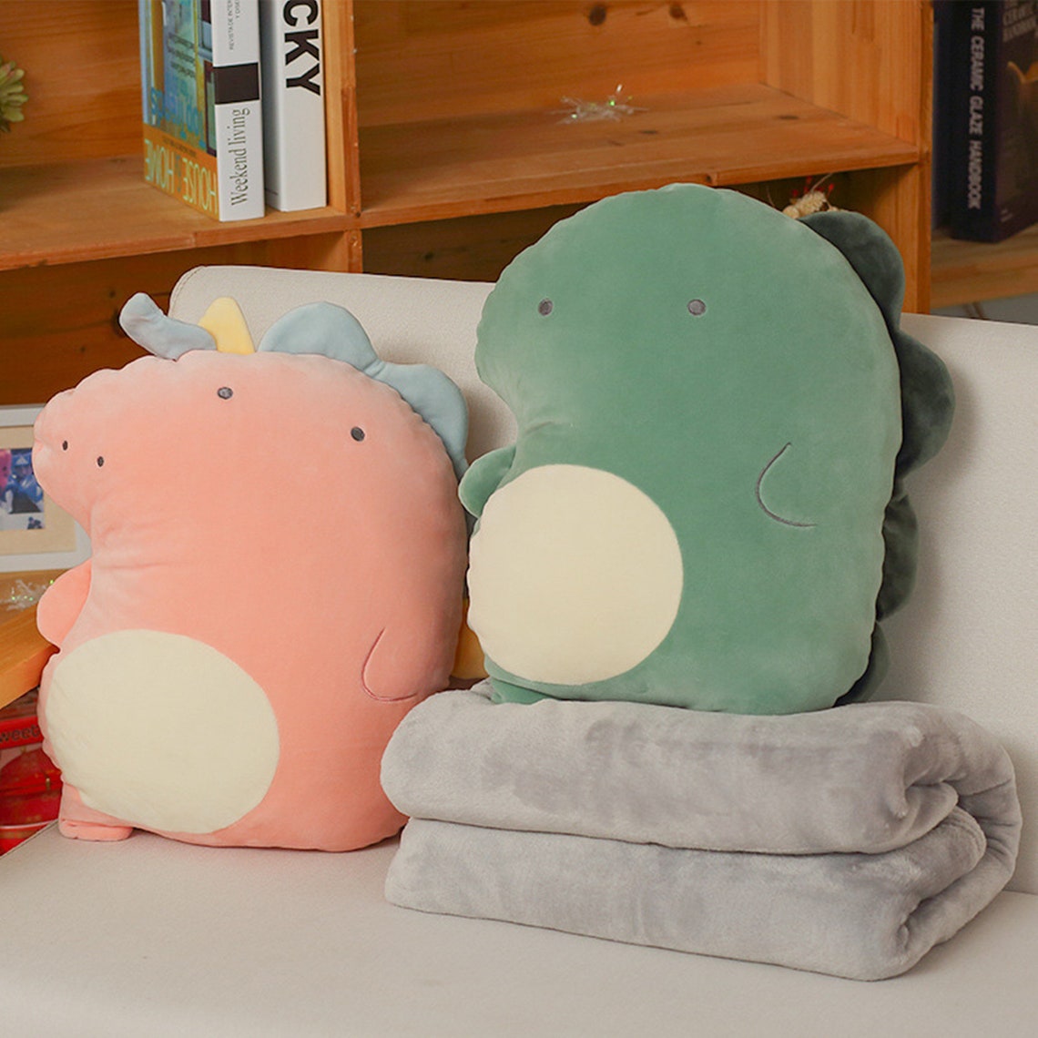 Dinosaur pillow plush toy Etsy