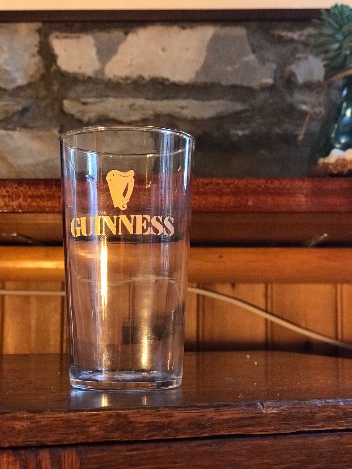 Guinness HALF pint glasses Etsy