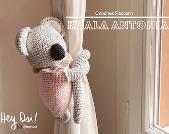 Crochet Pattern Amigurumi - Antonia, The Koala