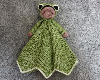 Felix the Frog Crochet Comforter Pattern