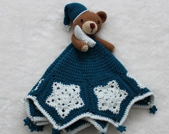 Twinkle the Bear Baby Comforter Crochet Pattern